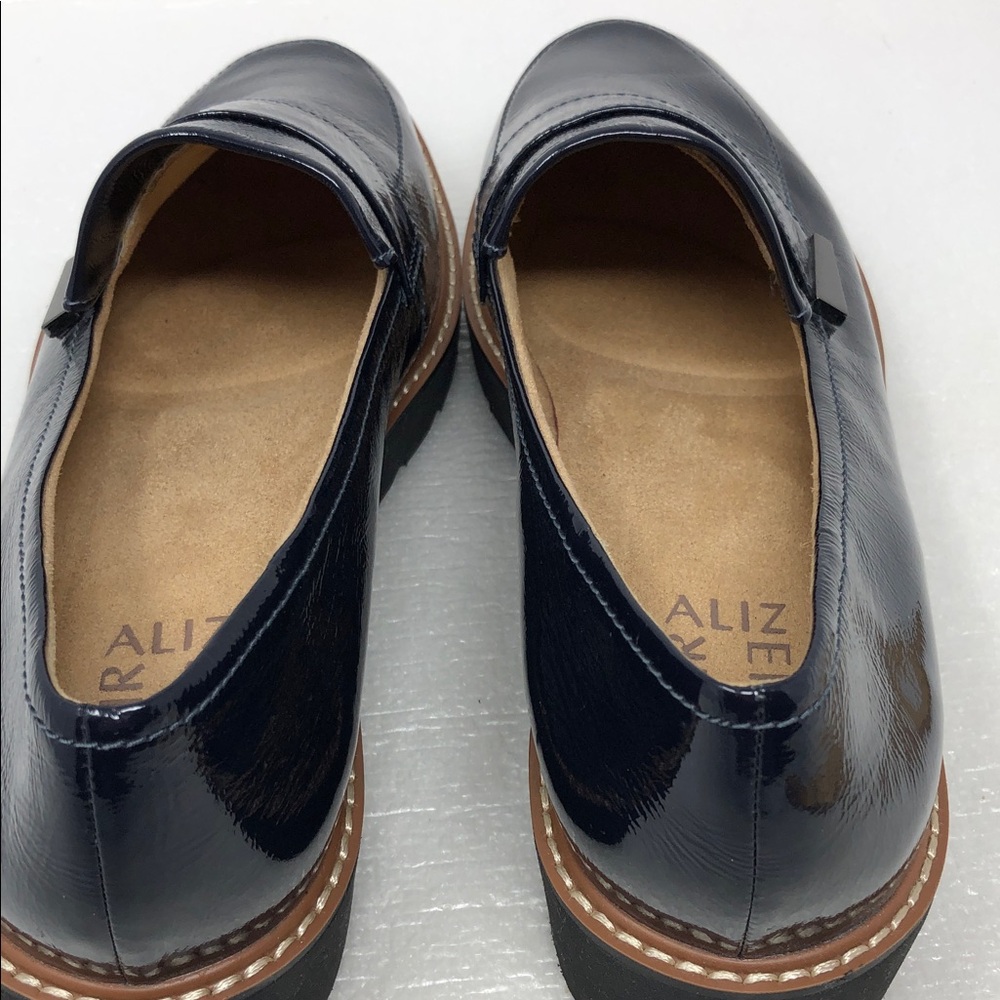 Naturalizer Adiline Loafer Navy Blue Patent Leather Slip On Women’s Size 9.5M - Picture 10 of 14